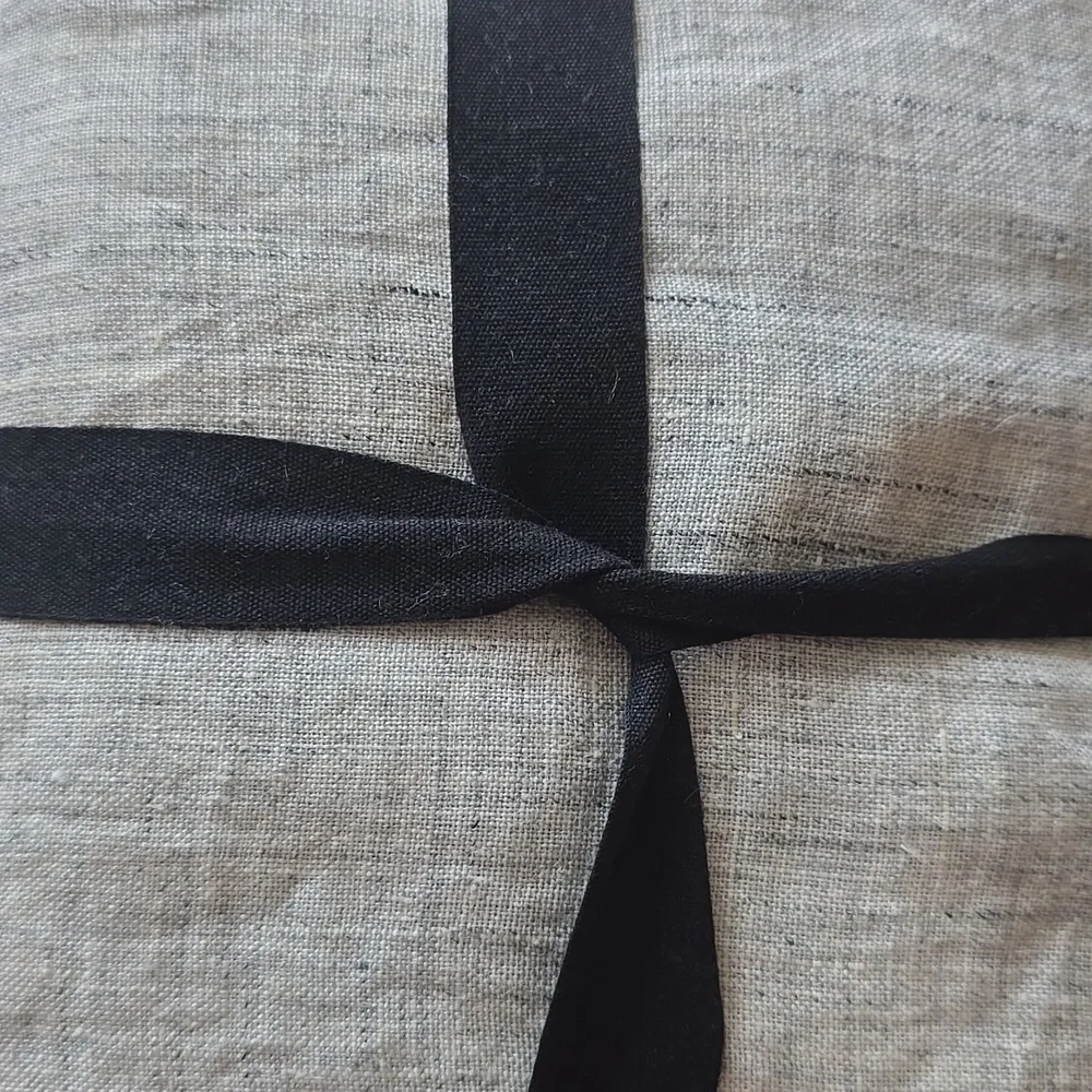 European Flax Linen Sham, Frost Gray Fiber Dye · King, Retail Price $59.00US